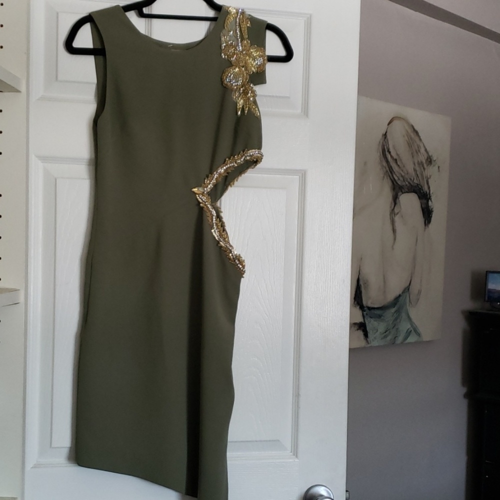 Max Azria asymmetrical dress